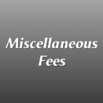 other miscellaneous fees